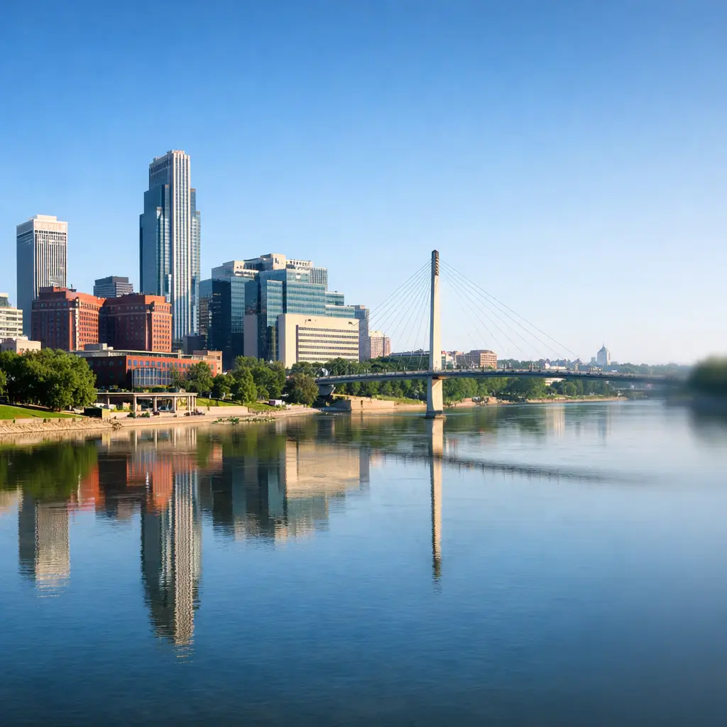Nebraska road and landscape
